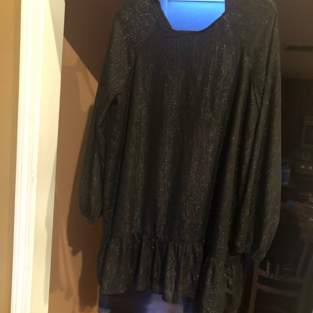 Forever 21 woven black dress
